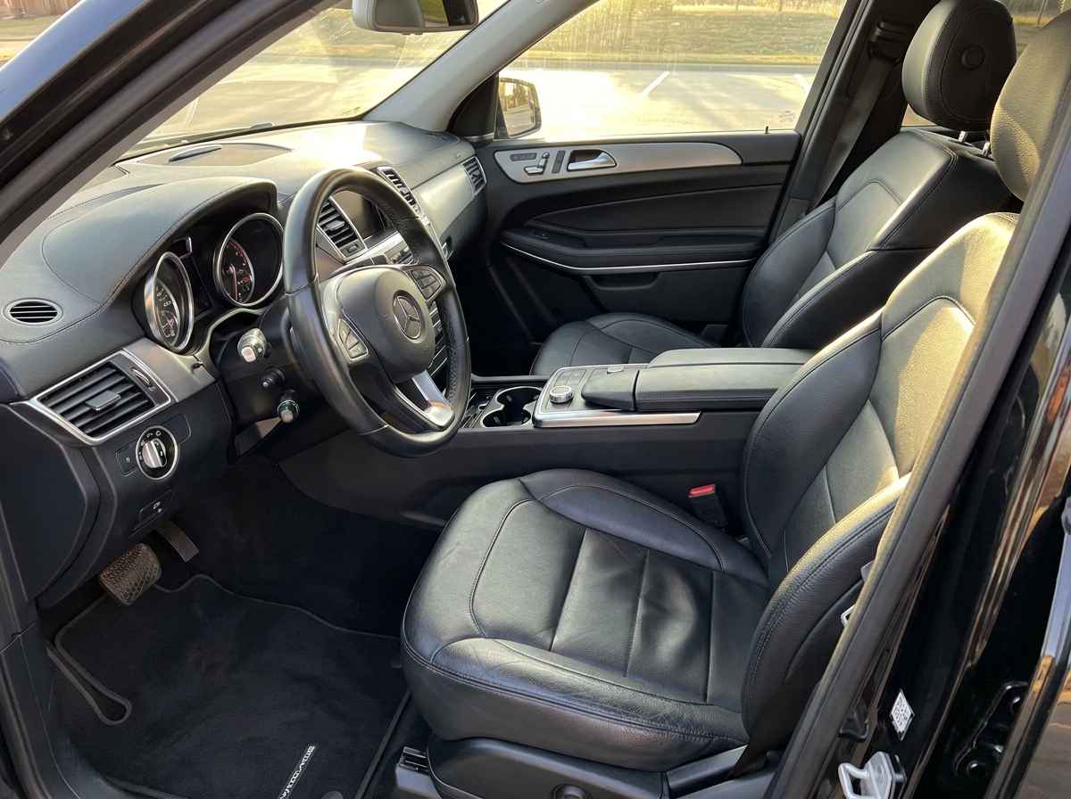 Clean detailed car interior after professional auto detailing service