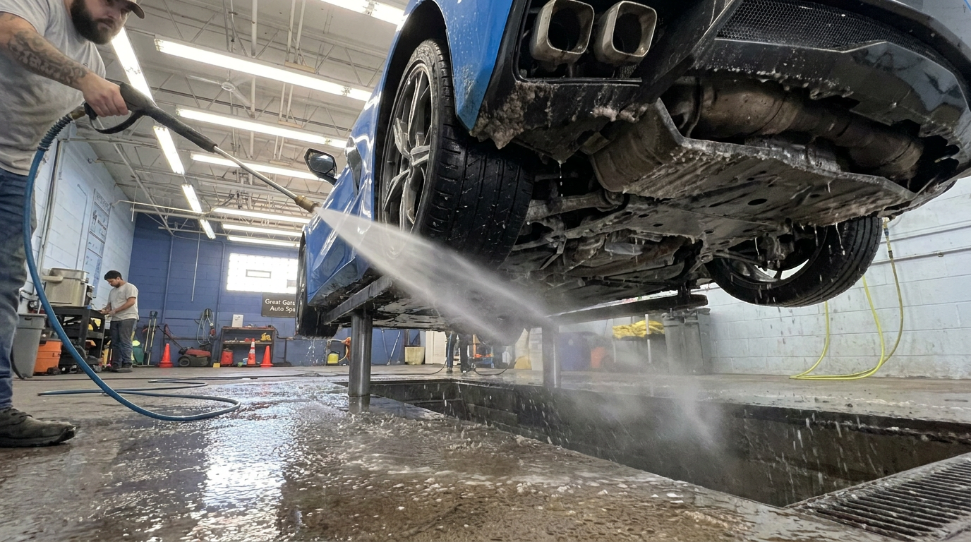 Salt decontamination underbody service Chicago